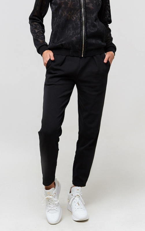 

Женские брюки, хлопок. ORA 20082/1, Черный