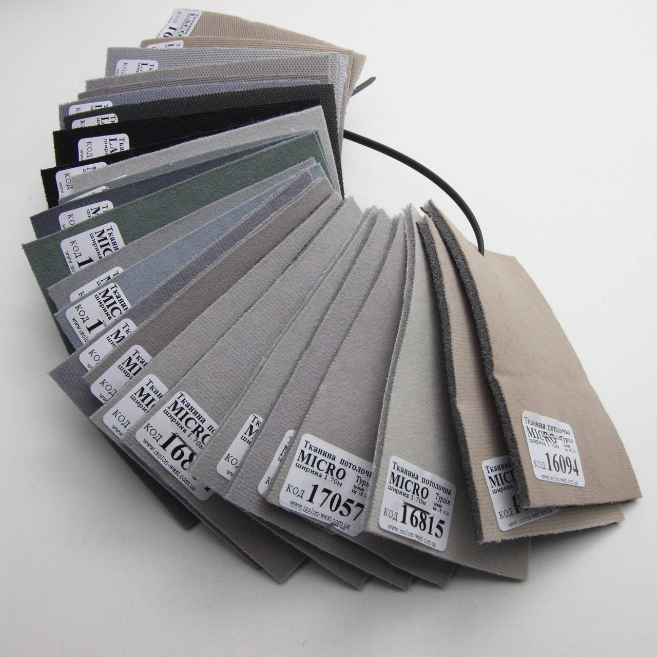 

Каталог потолочных тканей серии (MICRO / LACOST ) ТУРЦИЯ для перетяжки потолка