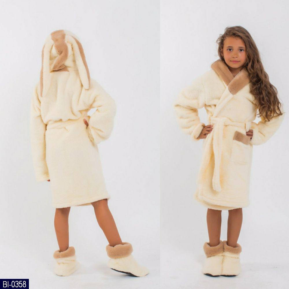 

Детский махровый халат с сапожками, Заяц, расцветки, размер ,8,10 лет