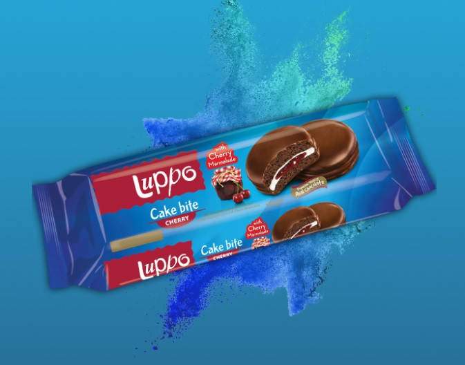 

Печиво-сендвіч Şölen Luppo Cake bite молочний шоколад cherry вишня 184 г