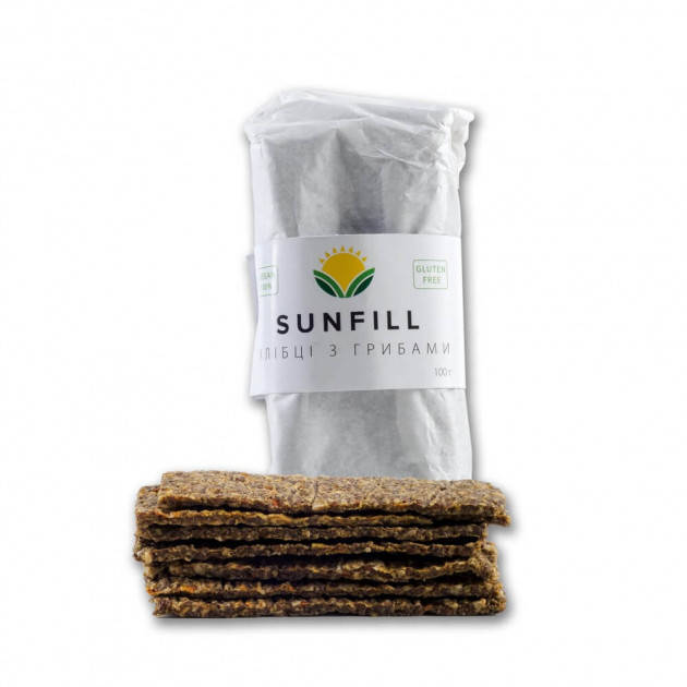 

Хлебцы с грибами Sunfill, 100 г
