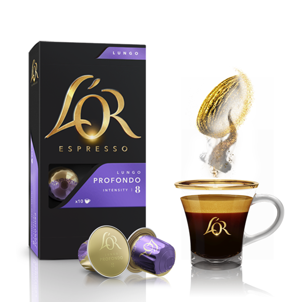

Nespresso капсулы L'OR Lungo Profondo 8 (10 шт.) Франция Неспрессо Льор