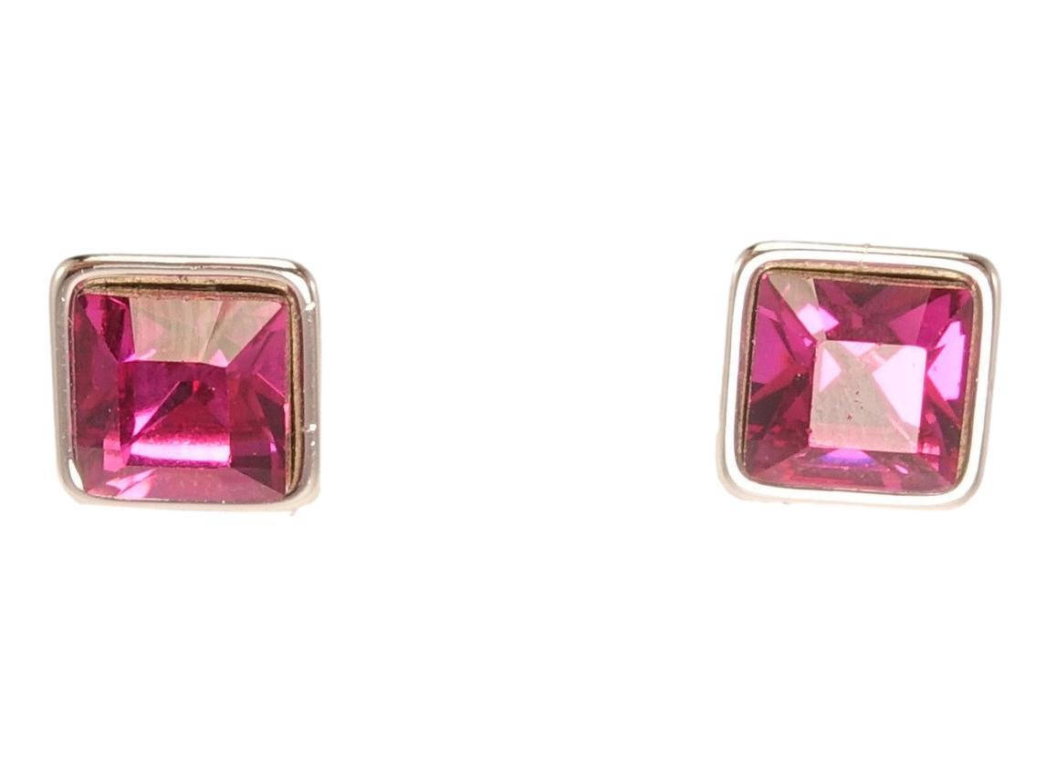 

Серьги Xuping Родий с кристаллами Swarovski гвоздики "Квадратный Кристалл 6х6 мм"