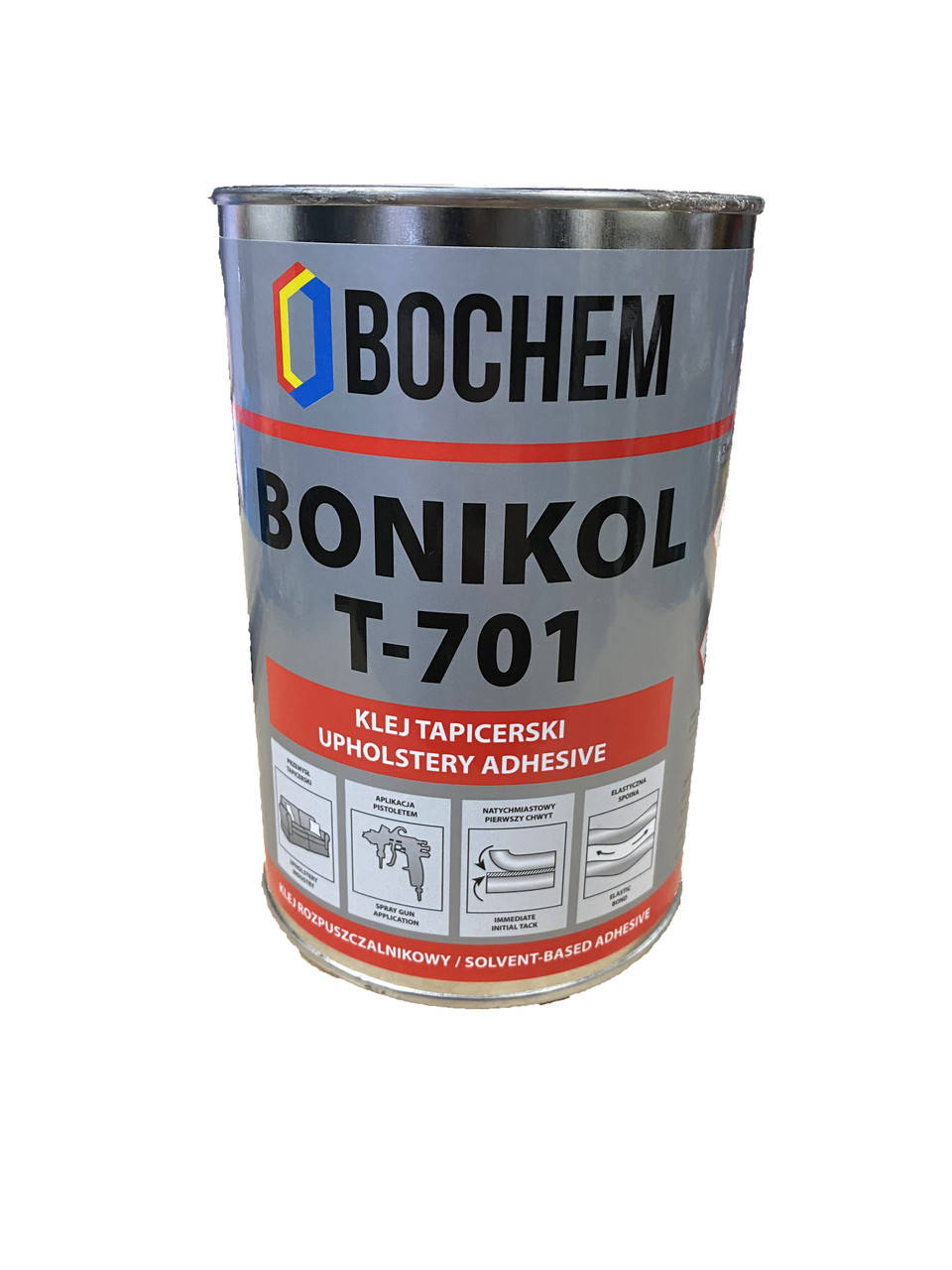 

Клей для поролону, обивочных ват, рубероида BONIKOL T-701