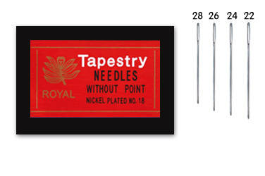 

RT24 Набор гобеленовых игл для вышивания Royal Tapestry 24 (25шт) (Япония)