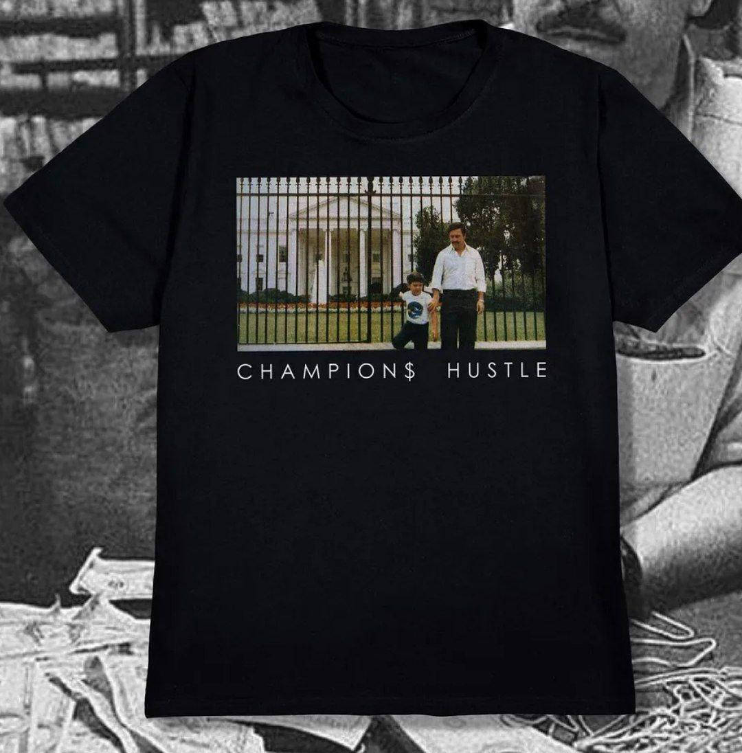 

Футболка CHAMPIONS HUSTLE PABLO ESCOBAR Черный, L