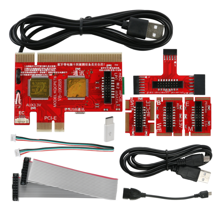 

Пост карта post card для ПК и ноутбук KQCPET6 V8 PCI / PCI-E / LPC MiniPCI-E