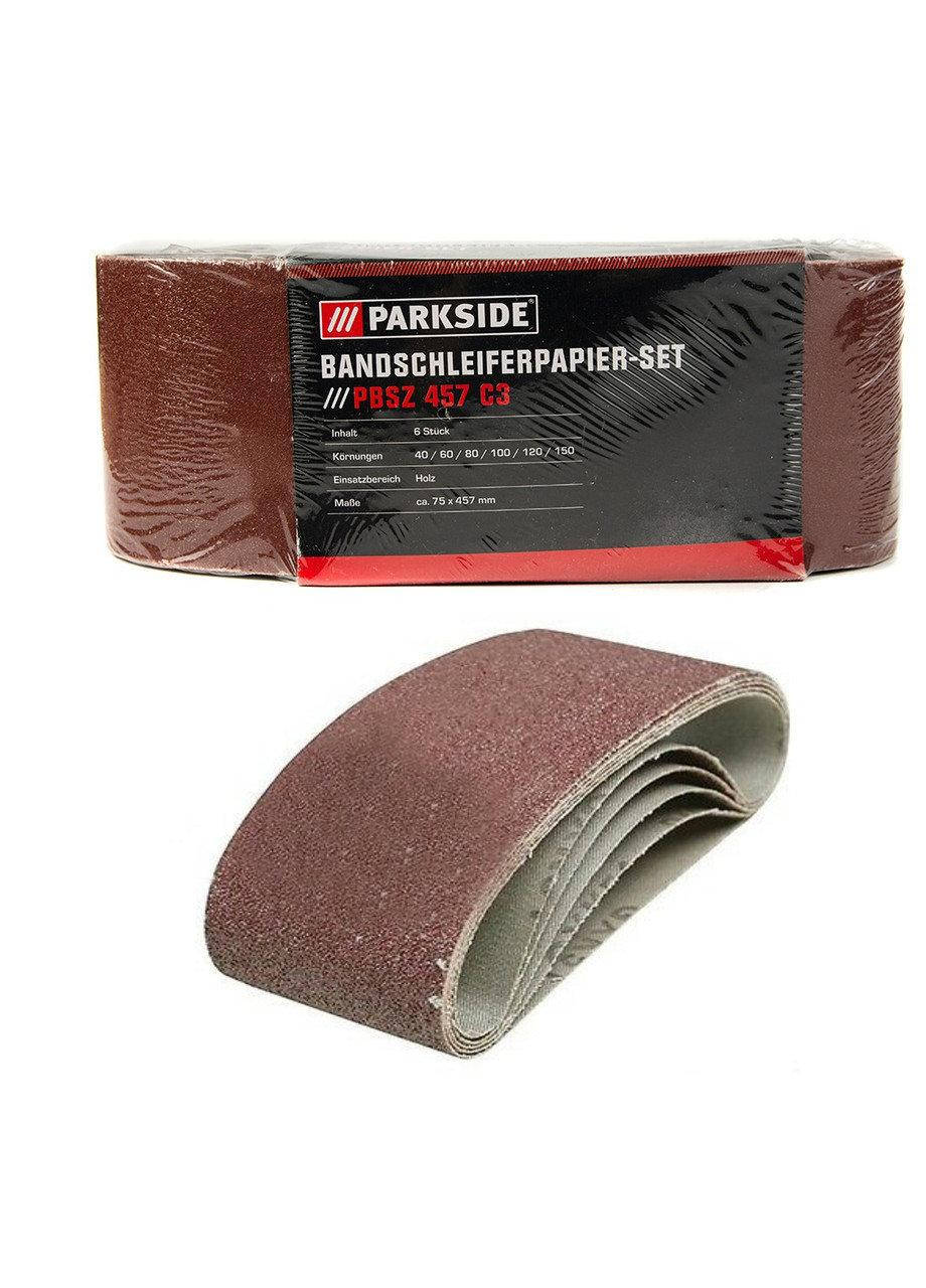 

Наждачная шлифовочная бумага Parkside PBSZ 457 С3, 6 шт, наждачка круговая ленточная, шлифовальная лента