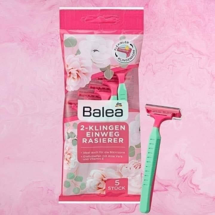 

Balea 2-Klingen Einwegrasierer женские одноразовые станки для бритья 5 шт.