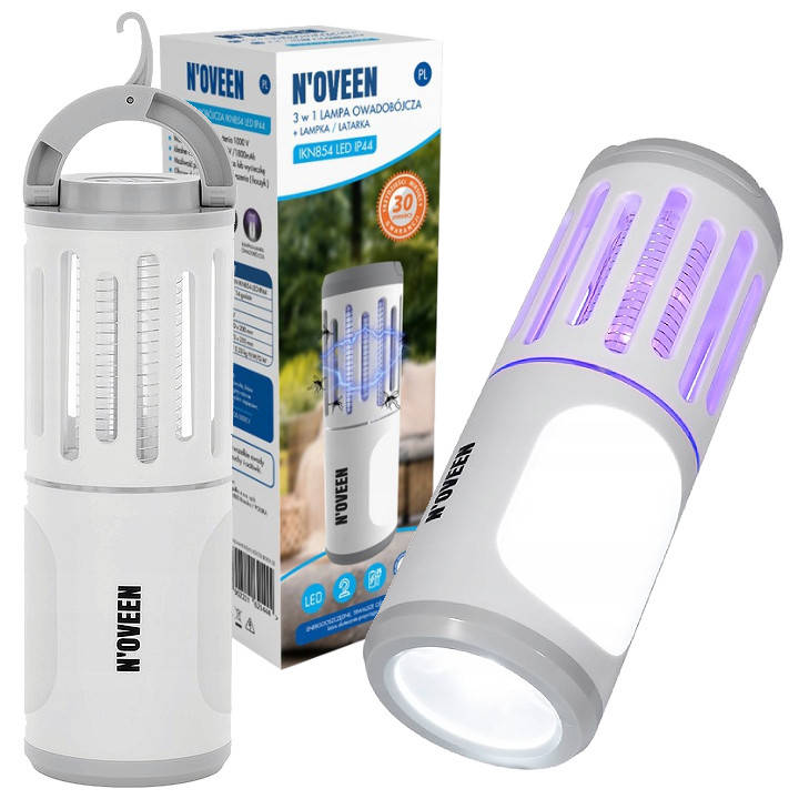 

Аккумуляторный фонарь от насекомых, лампа, уничтожитель Noveen IKN854 LED IP44