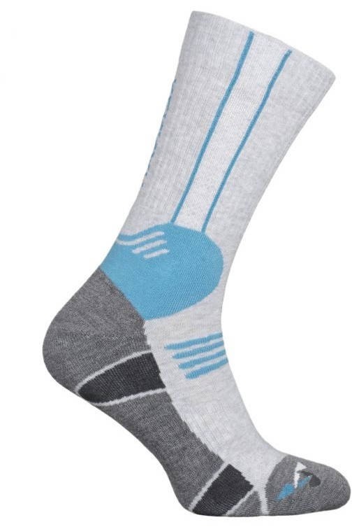 

Носки мужские KENNAH 142-J1N треккинговые летние, 25-26 (39-41), меланж светло-серый