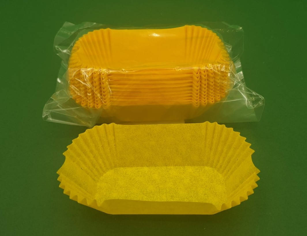 

Тартолетка для кексов"Прямоугольная желтая"(80*35*30,5) (100шт)/П-8/ (1 уп.), Желтый
