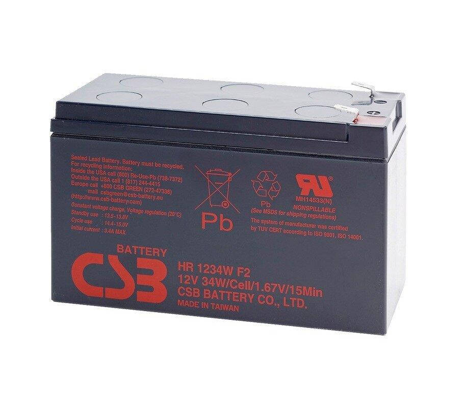 

Аккумуляторная батарея CSB HR1234WF2, 12V 9Ah (151х65х101мм) Q10