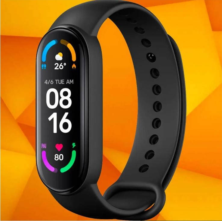 

Фитнес браслет трекер М6 Black с пульсоксиметром, Спортивные умные смарт-часы браслет Smart Band M6