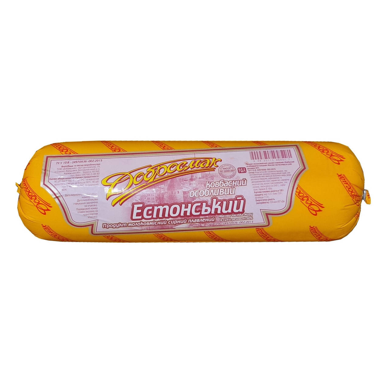 

Сырный продукт "Эстонский" колбасный особенный Добросмак, 2.7 кг