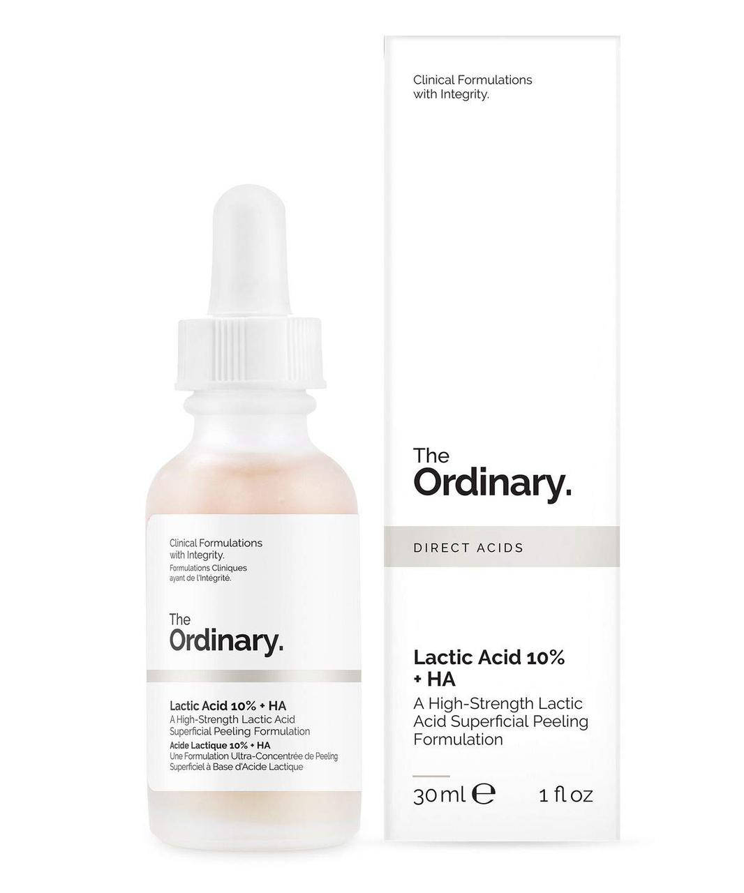 

Пилинг The Ordinary Lactic Acid 10% + HA