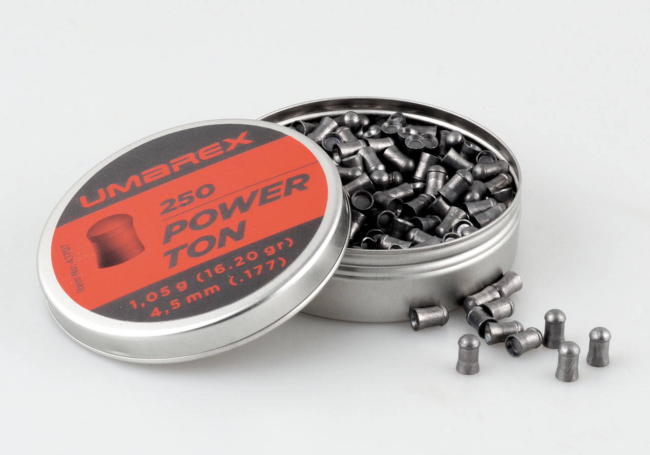 

Свинцовые пули Umarex Power Ton 1.05г (4.5 мм, 250 шт)