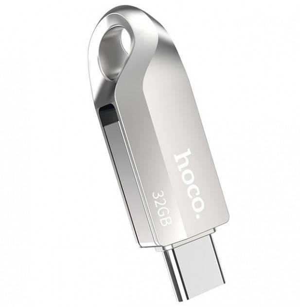 

Флешка HOCO USB3.0 Type-C OTG UD8 32GB серебристая