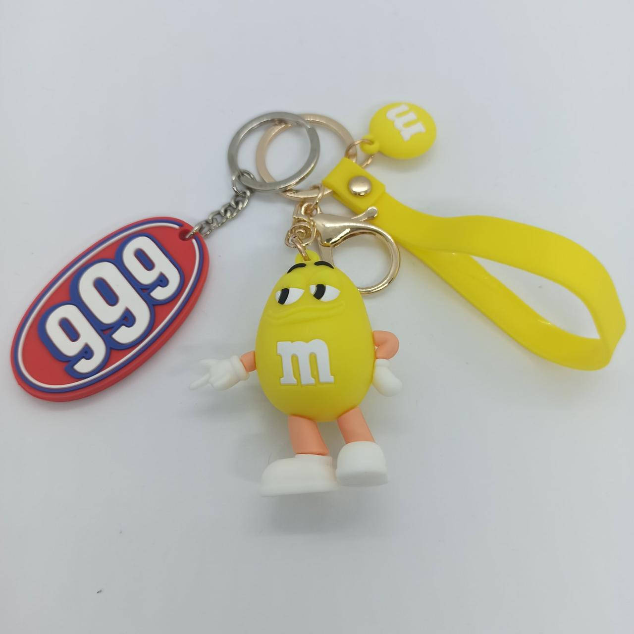 

Брелок на рюкзак, ключи M&M Желтый