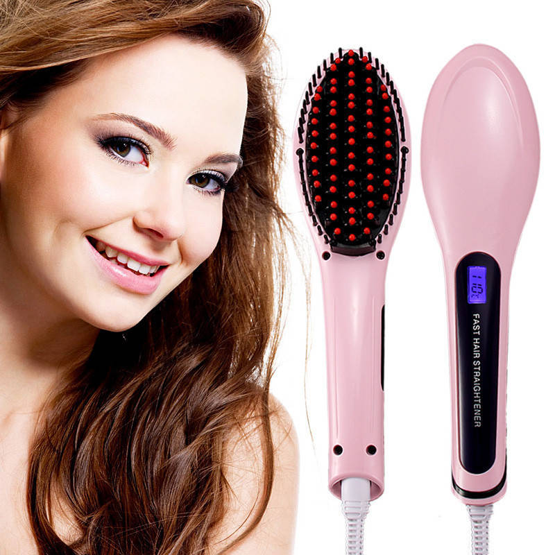 

Электрическая расческа выпрямитель для волос Fast Hair Straightener HQT-906 выравнивание расческой! Salee