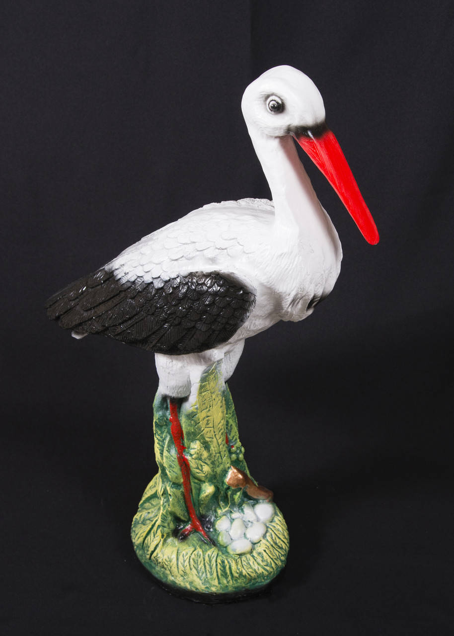 

Садова фігура. Лелека мала в.46см./ш.40см. (Гіпс)