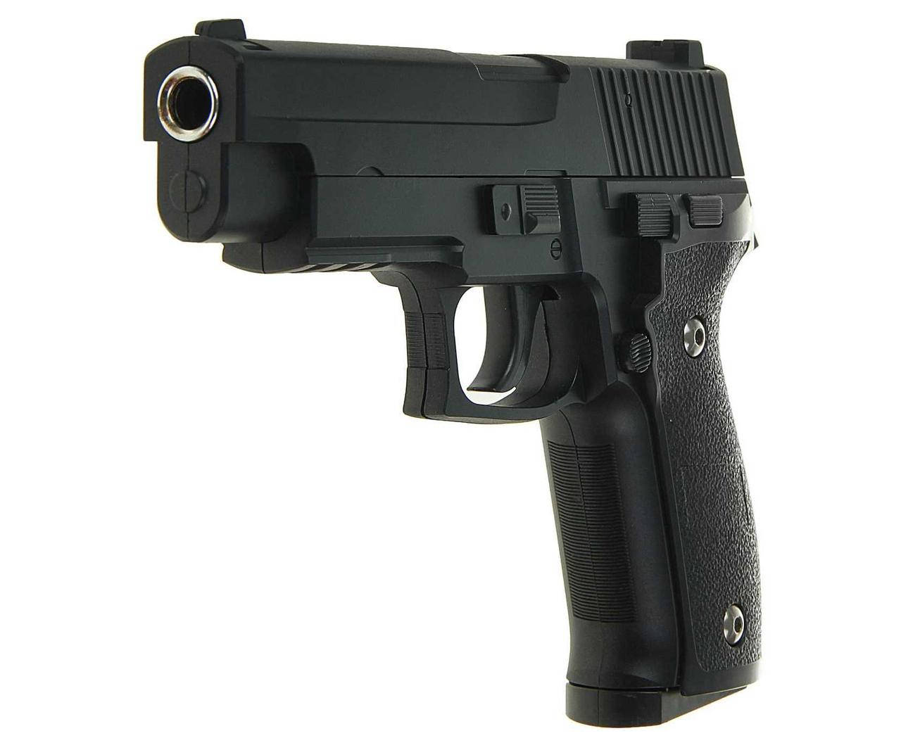 

Страйкбольный пистолет Galaxy G26 Sig Sauer 226. Металл, черный.