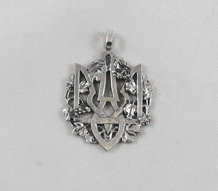 

Тризуб з калиною, Орден У.Г.А., кулон, підвіс Бронза+посрібнення