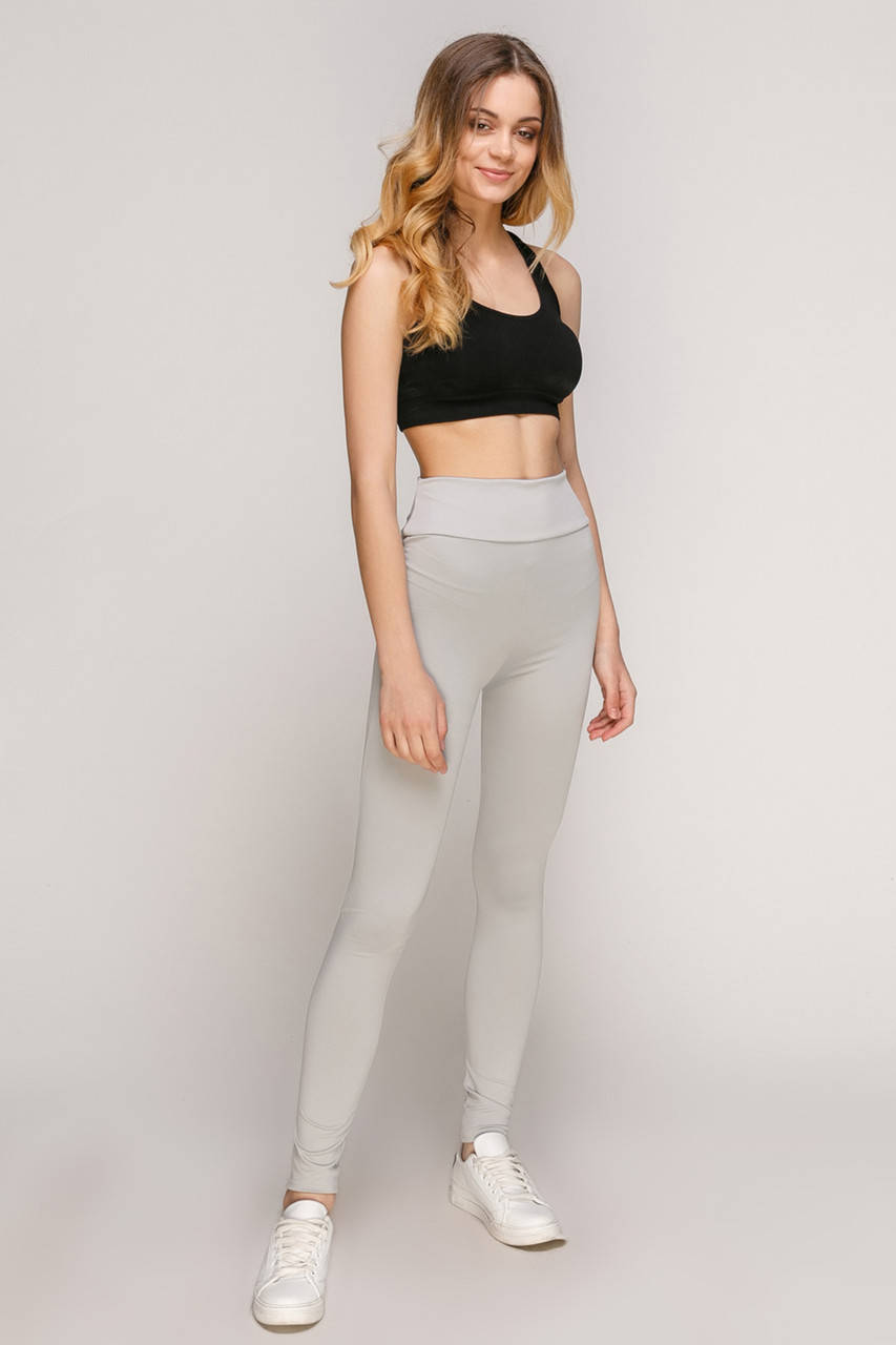 

Лосины женские серые ААА 144194M, Серый