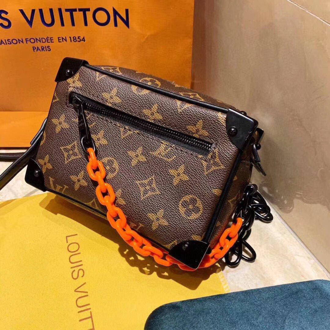 

Женская сумка louis vuitton луи витон petite malle monogram, Коричневый