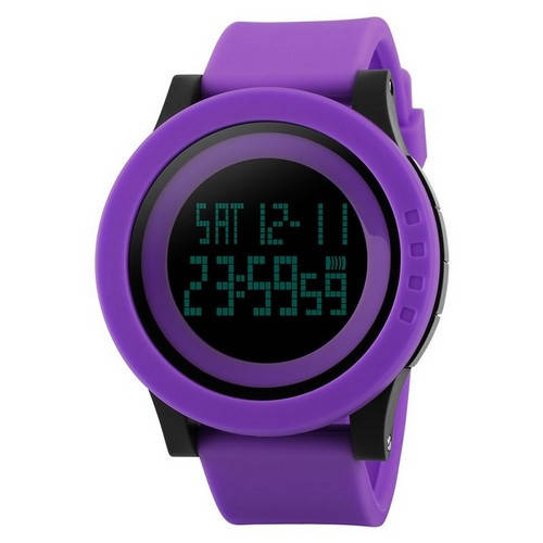 

Женские наручные часы электронные Skmei 1142 Violet-Black