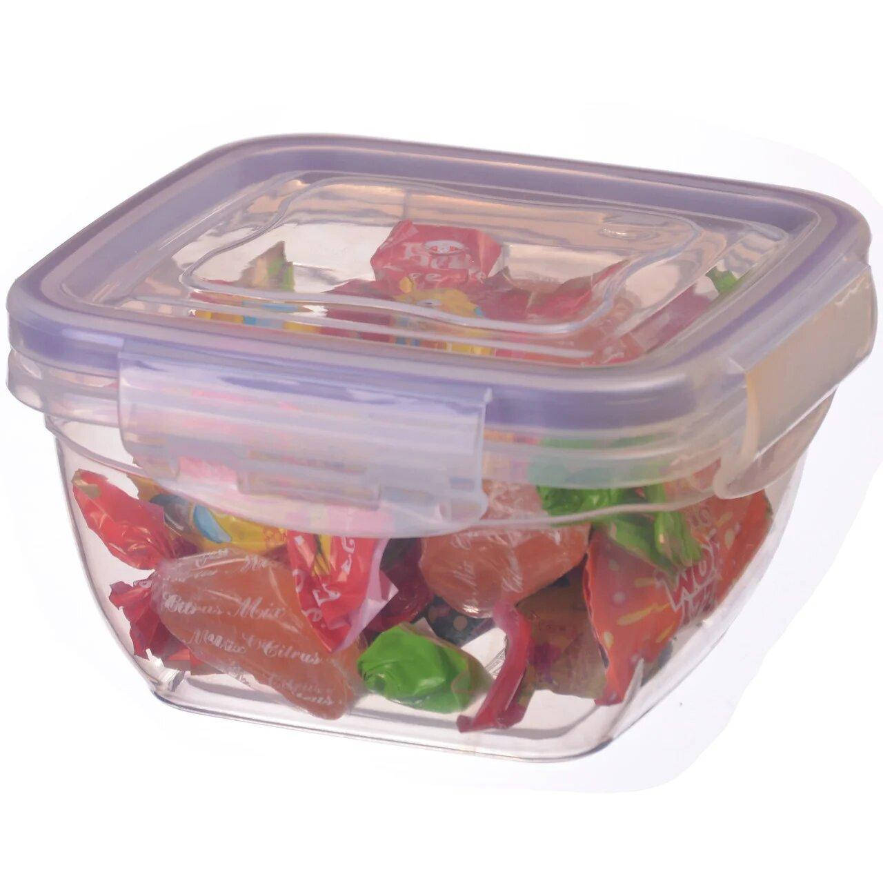 

Контейнер FreshBox 0.5 квадратный, Прозрачный