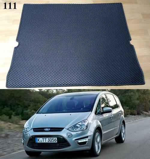 

Коврик ЕВА в багажник Ford S-Max '06-15, Черный