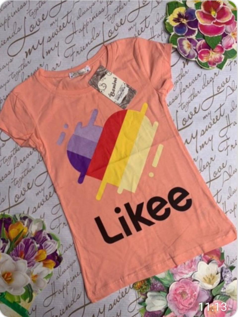 

Футболка "Лайки" Likee 116, Розовый