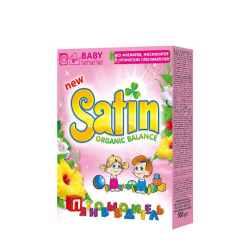 

Средство для удаления пятен с детской одежды Satin Organic Balance 500г STL04483
