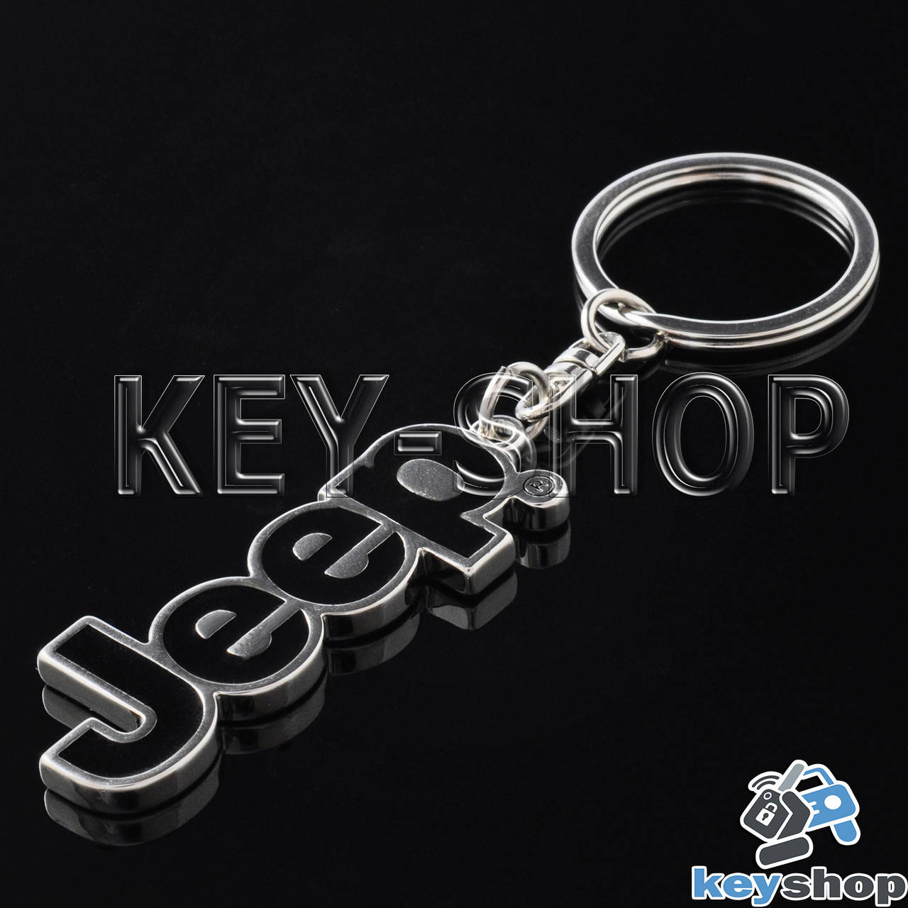 

Брелок для авто ключей Джип (Jeep) металлический