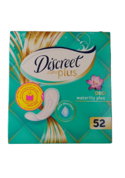 

Прокладки щоденні Discreet Deo Water Lily Plus, 52 шт