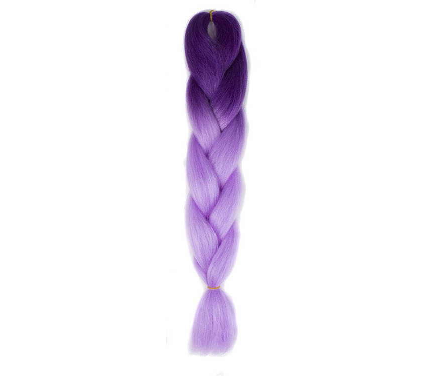 

Канекалон XR Hair омбре двухцветный Фиолетовый - Сереневый 65 см 100 грамм XR-013