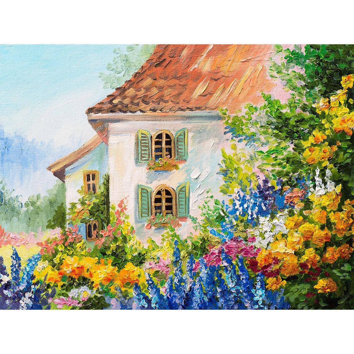 

Алмазная мозаика Сад у дома 40*50 см Santi (954176)