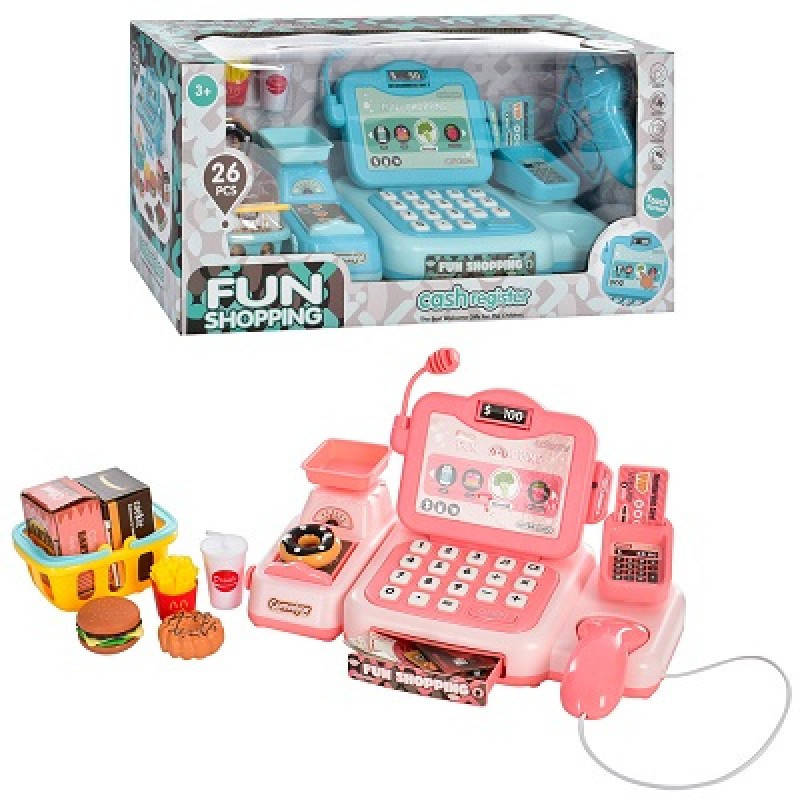 

Детский игровой кассовый аппарат 997-8 26 предметов Orig 997-8