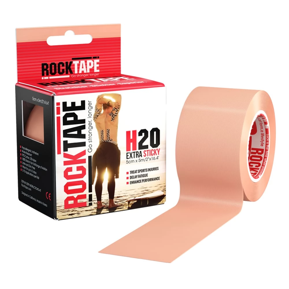 

Кинезио тейпы водостойкие RockTape H2O 5м х 5см (Разные цвета)