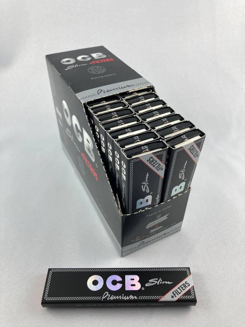 

Бумага для самокруток OCB SLIM PREMIUM + FILTER TIPS