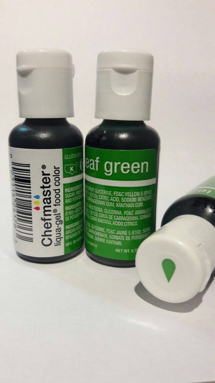 

ГЕЛЕВЫЙ КРАСИТЕЛЬ CHEFMASTER LEAF GREEN / ЗЕЛЕНЫЙ ЛИСТ, 20 ГРАММ (США)