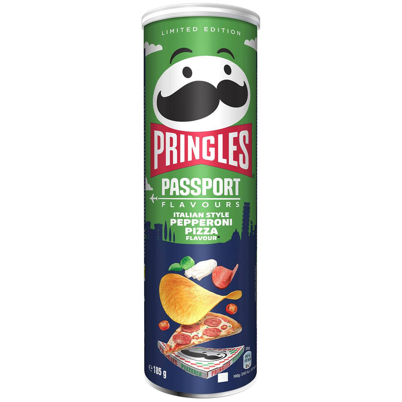 

Чипсы Принглс Pringles Passport Italien Style Pepperoni Pizza Пицца Папперони 185г