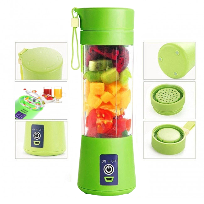 

Блендер Smart Juice Cup Fruits USB - Фитнес-блендер портативный для смузи и коктейлей (b34)
