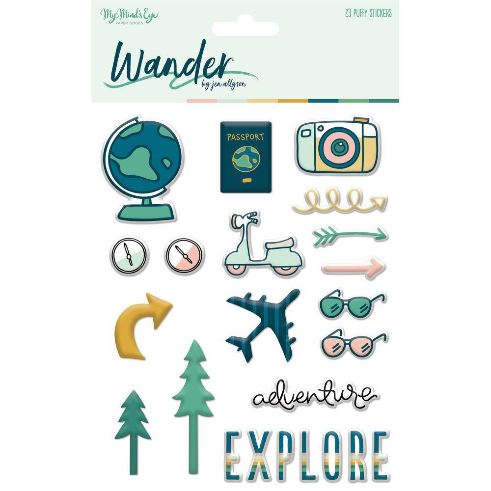 

Наклейки паф - Wander - MME - 24Pkg