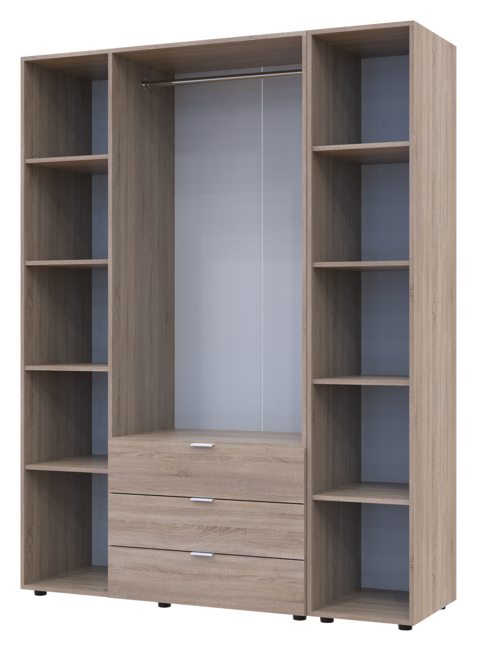 Комплект Doros Гелар з Етажеркою Дуб Сонома 3 ДСП 154.4х49.5х203.4 (42005042) 4