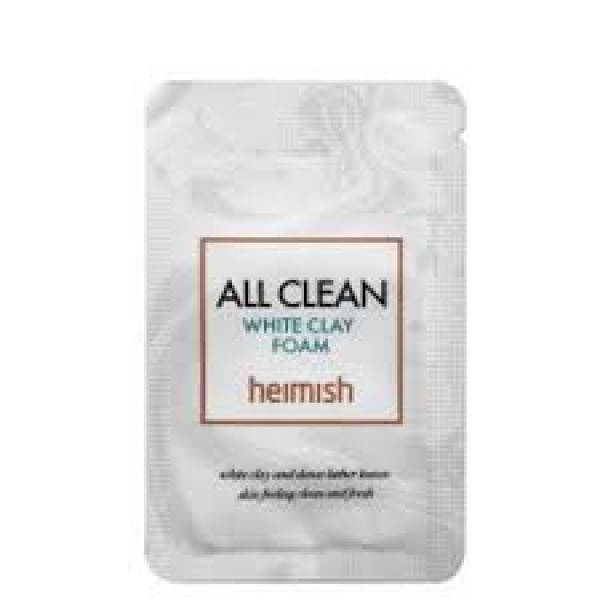 

HEIMISH All Clean White Clay Foam Очищающая пенка с белой глиной пробник 1,5 мл