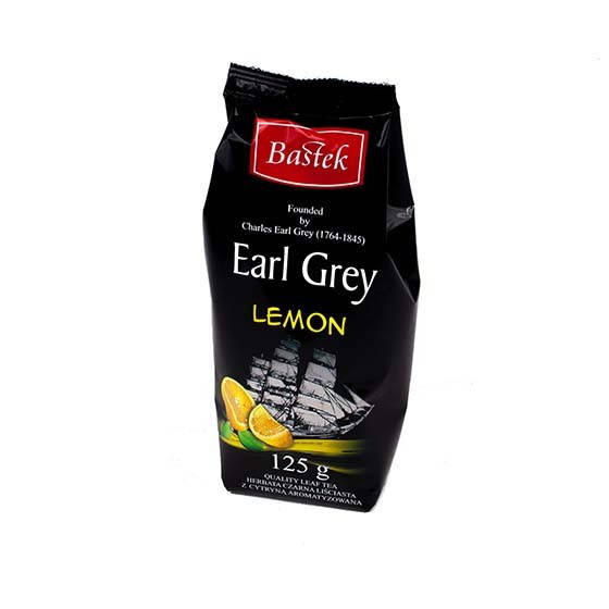 

Чай чорний з бергамотом та лимоном Bastek Earl Grey Lemon 125 гр.
