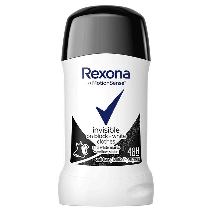 

Дезодорант антиперспирант женский Rexona Invisible black white 40 мл