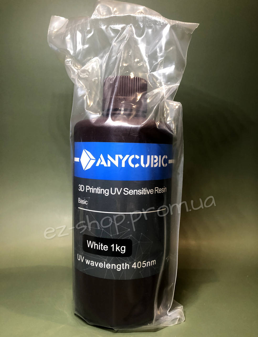 

Фотополимерная смола Anycubic 405nm UV resin 1 литр White Белый
